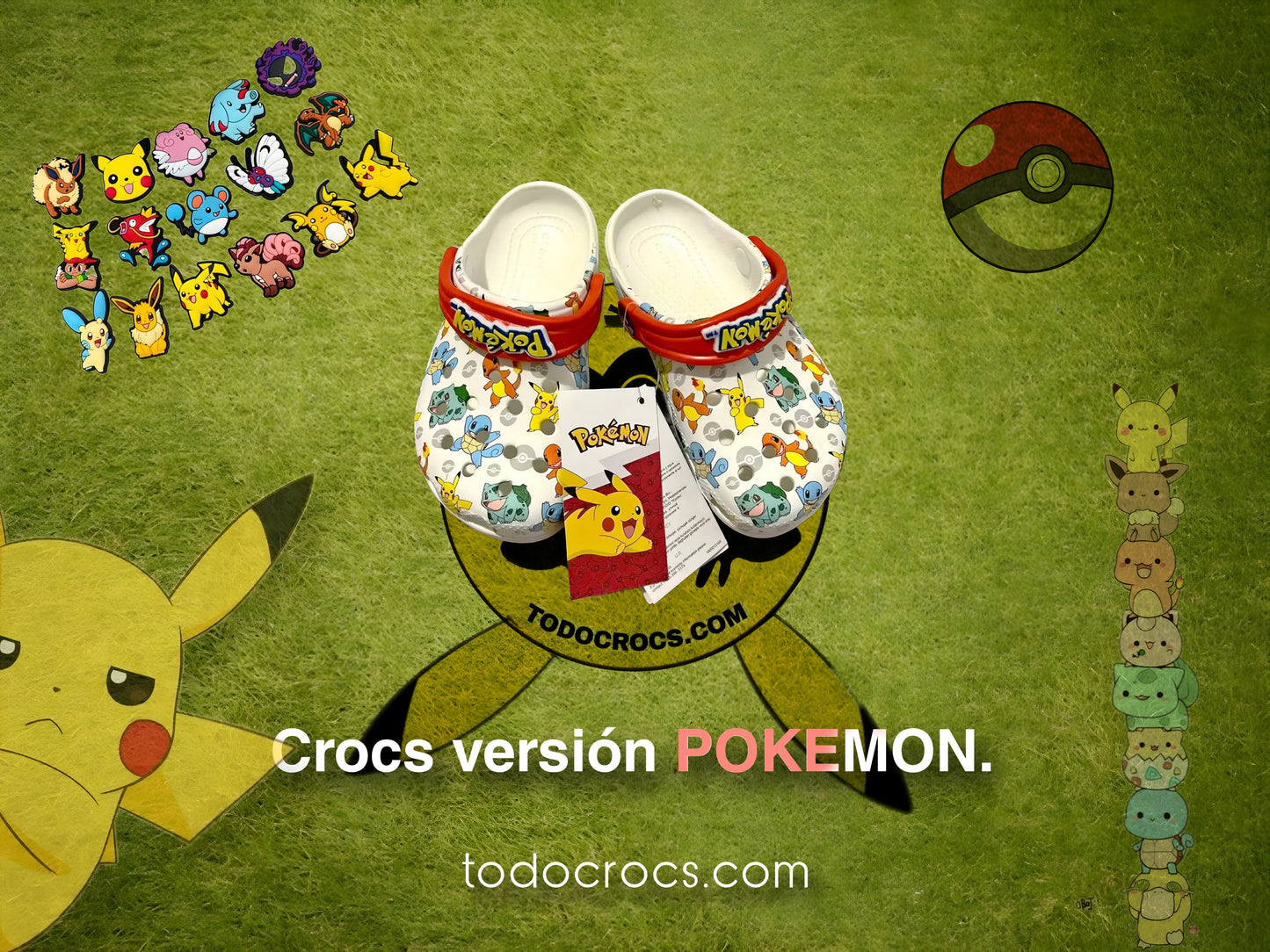 Crocs Pokemon Version (Niños)